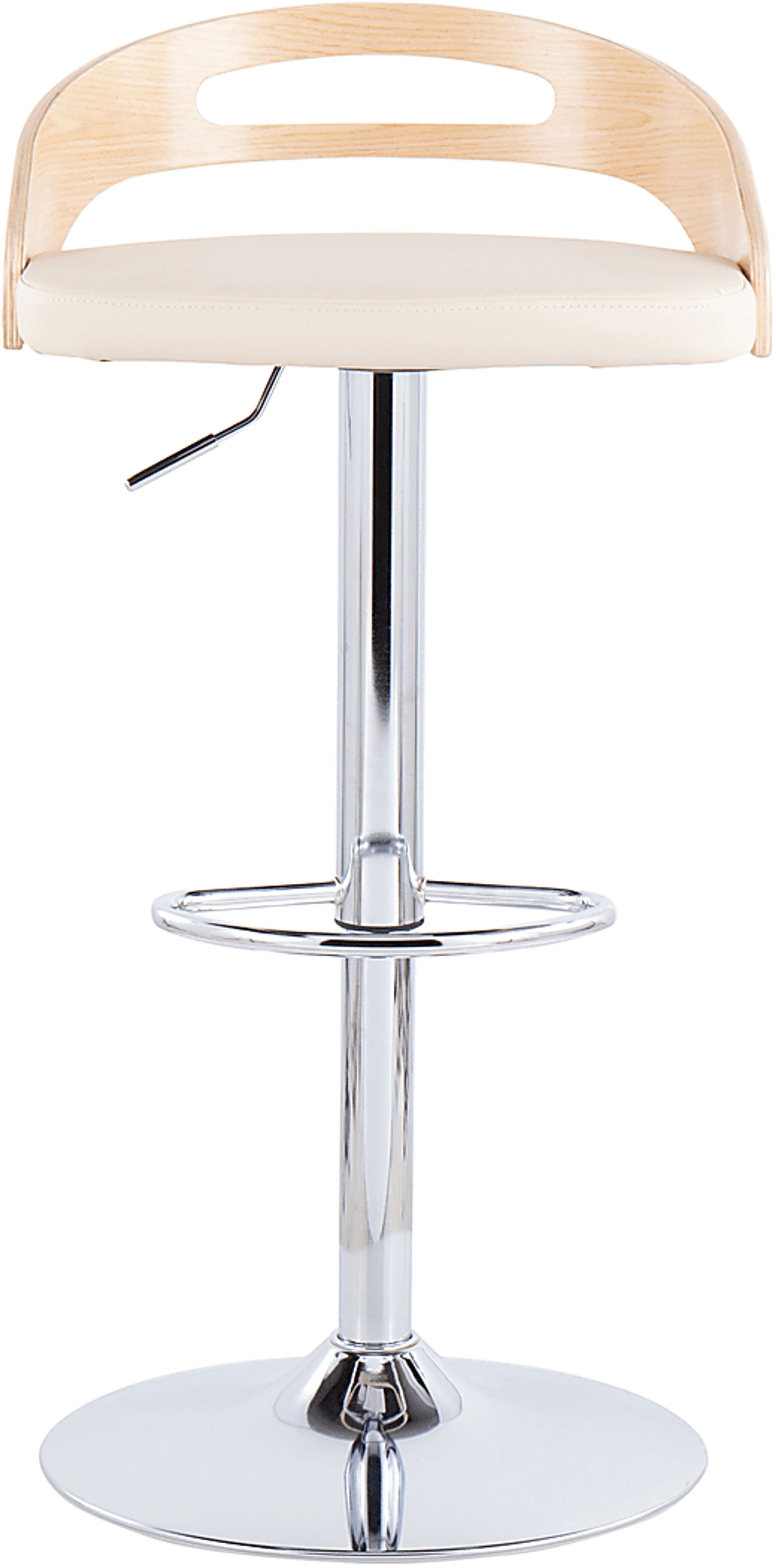 Congreve Natural Adjustable Swivel Barstool - Image 5