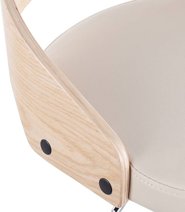 Congreve Natural Adjustable Swivel Barstool - Thumbnail - Image 9