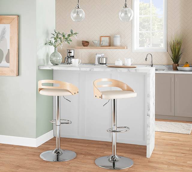 Congreve Natural Adjustable Swivel Barstool - Thumbnail - Image 10