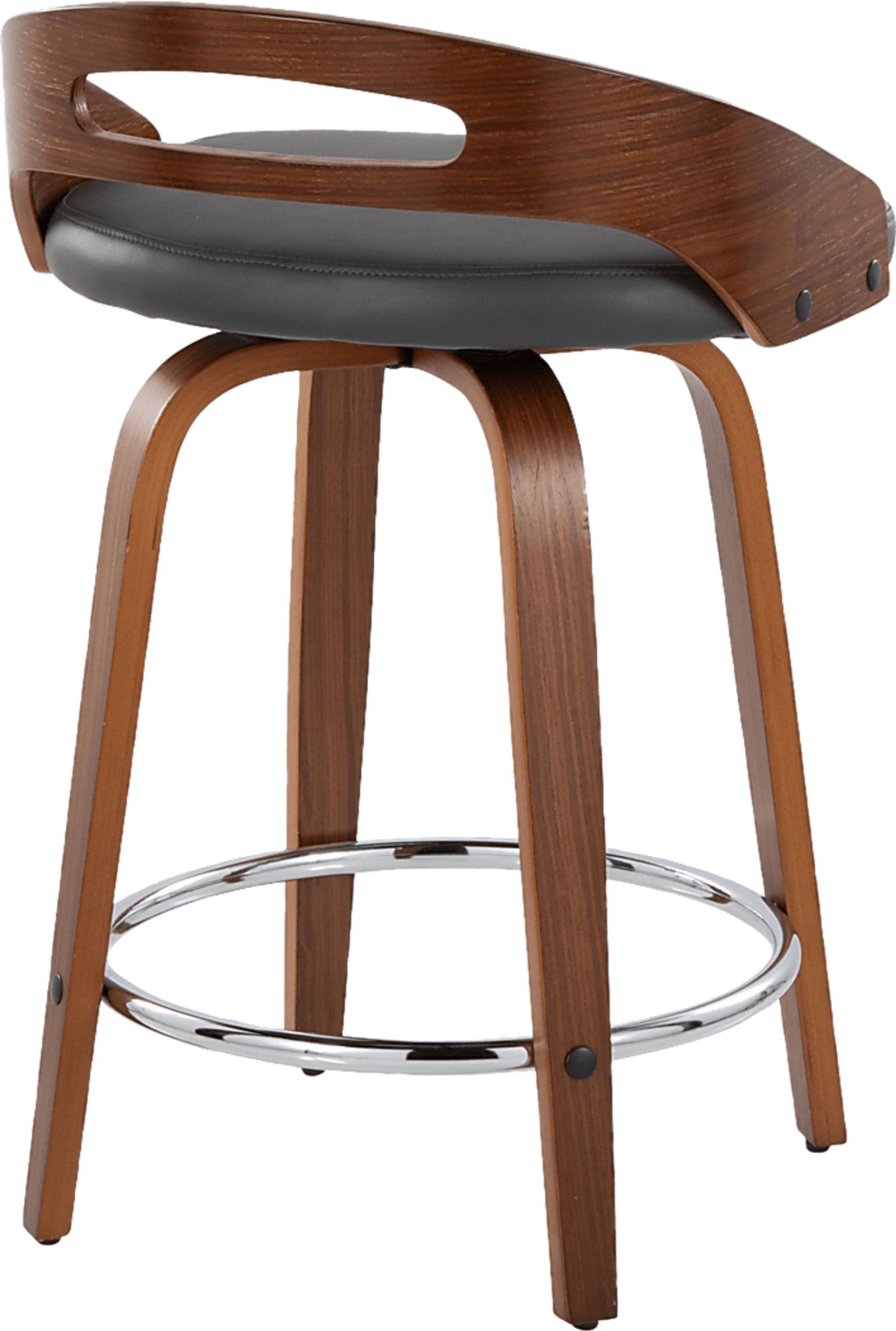 Congreve V Gray Swivel Counter Height Stool, Set of 2 - Image 8