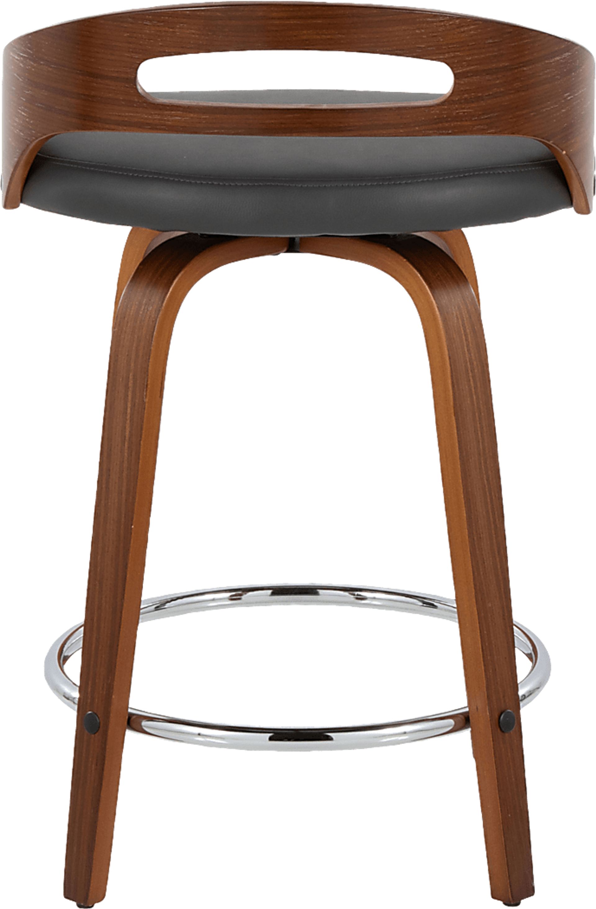 Congreve V Gray Swivel Counter Height Stool, Set of 2 - Image 9