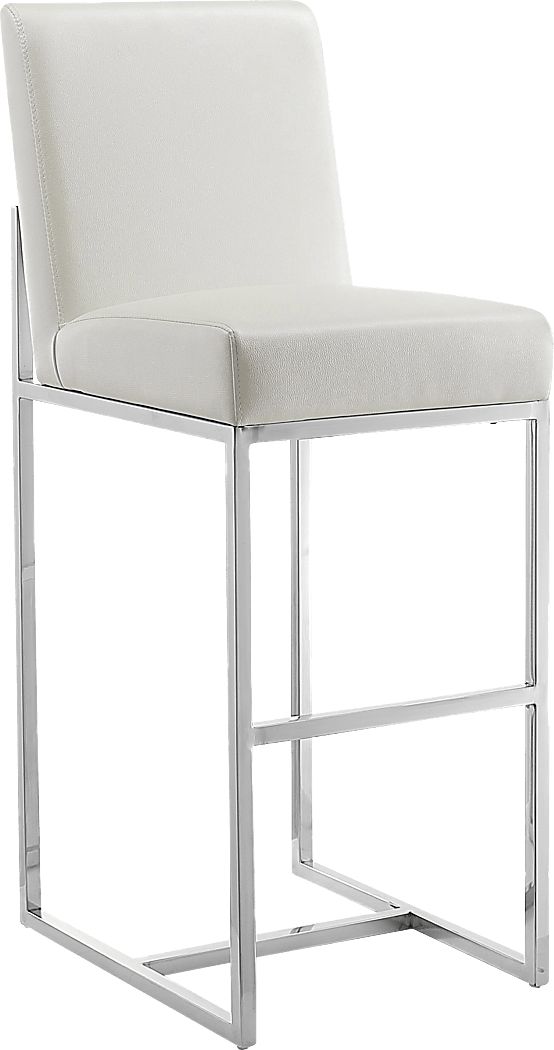 Congreve White Barstool