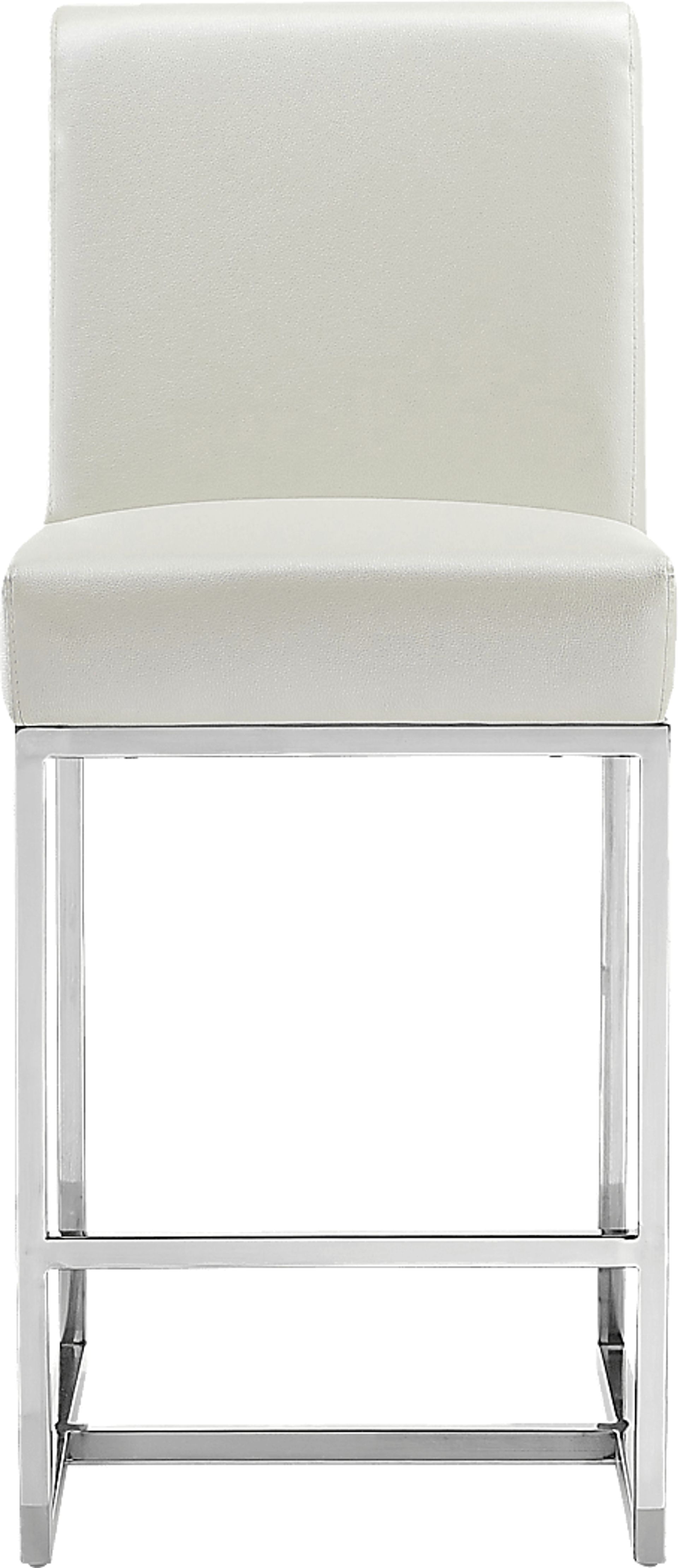 Congreve White Counter Height Stool - Image 4