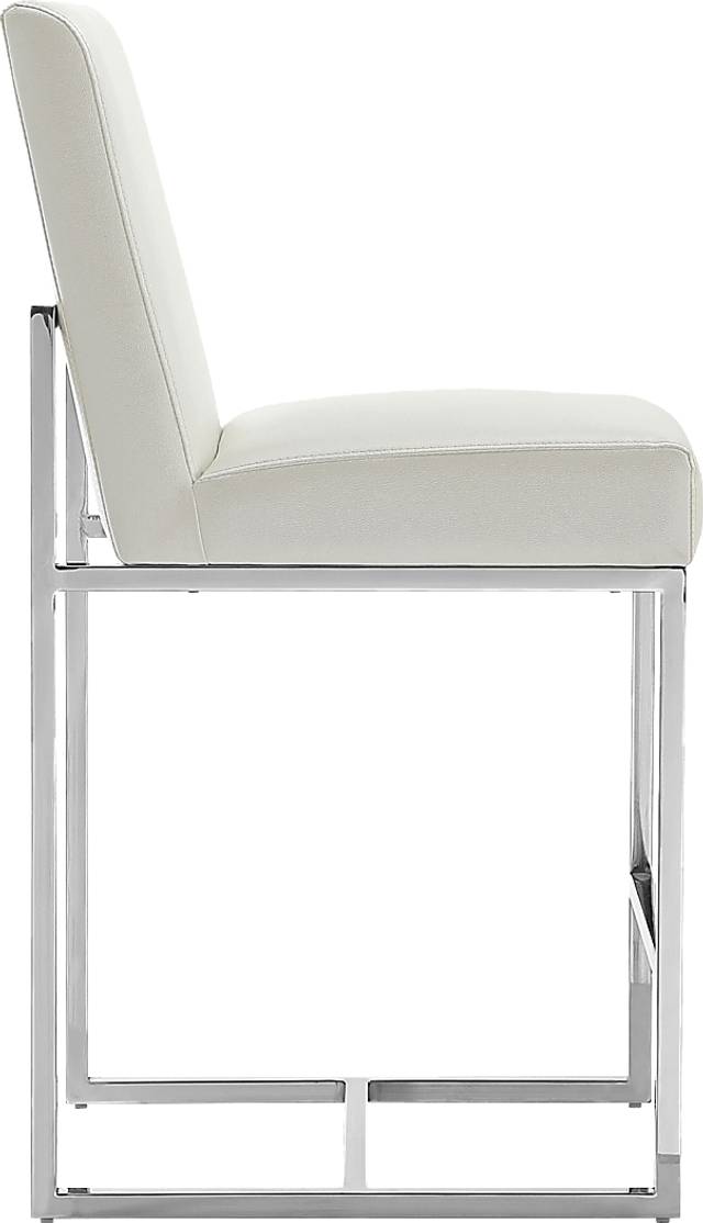 Congreve White Counter Height Stool - Thumbnail - Image 5