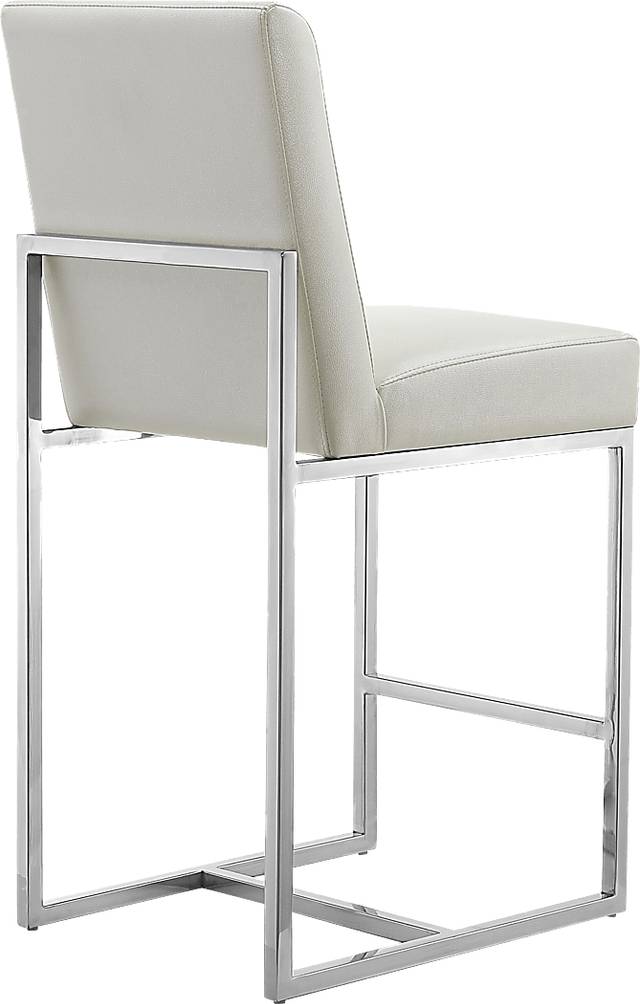 Congreve White Counter Height Stool - Thumbnail - Image 6