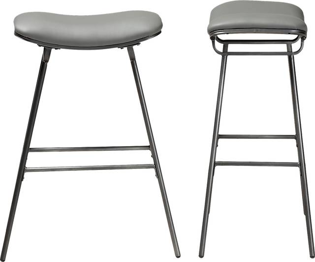 Connestee Gray Bar Stool, Set of 2 - Thumbnail - Image 3