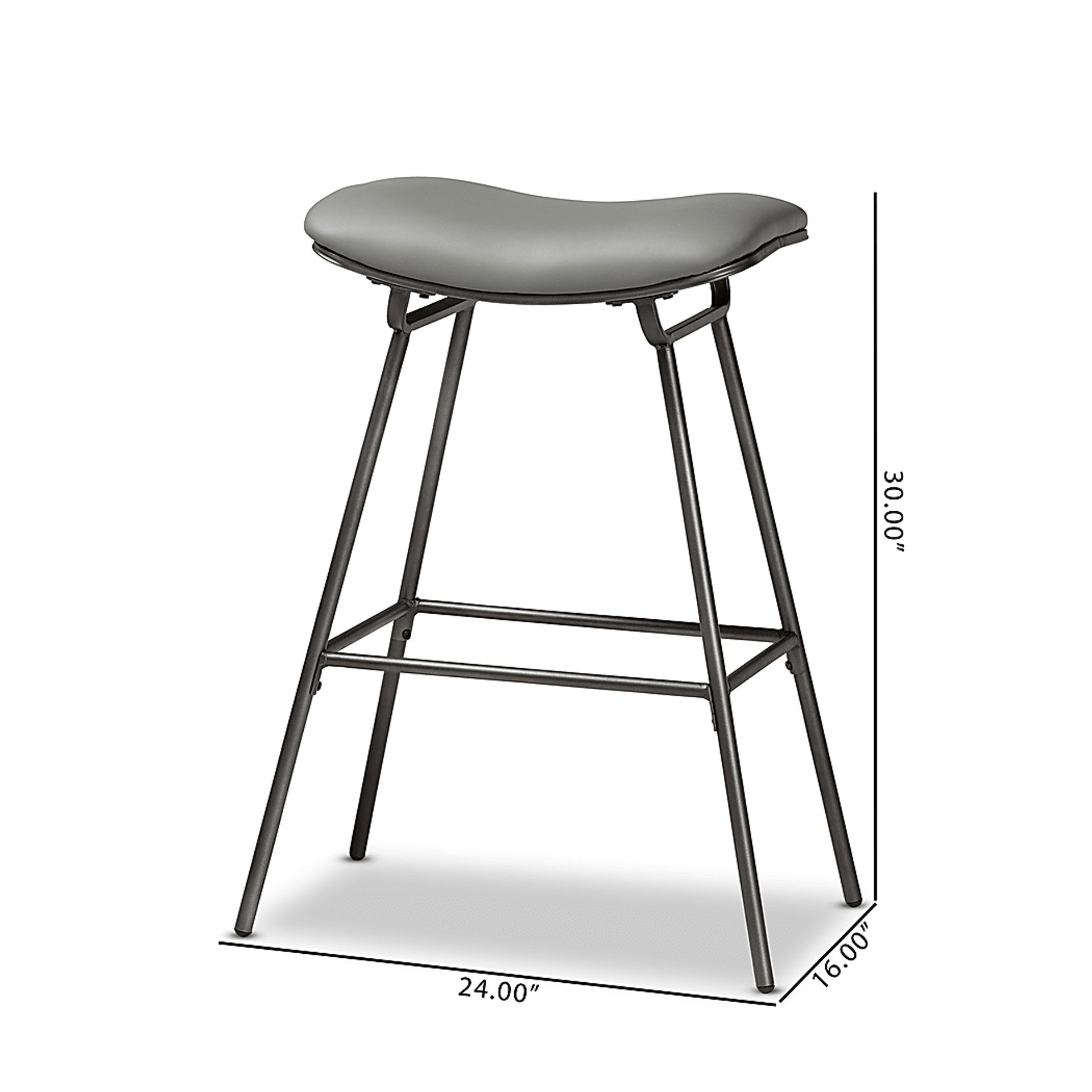 Connestee Gray Bar Stool, Set of 2 - Image 8