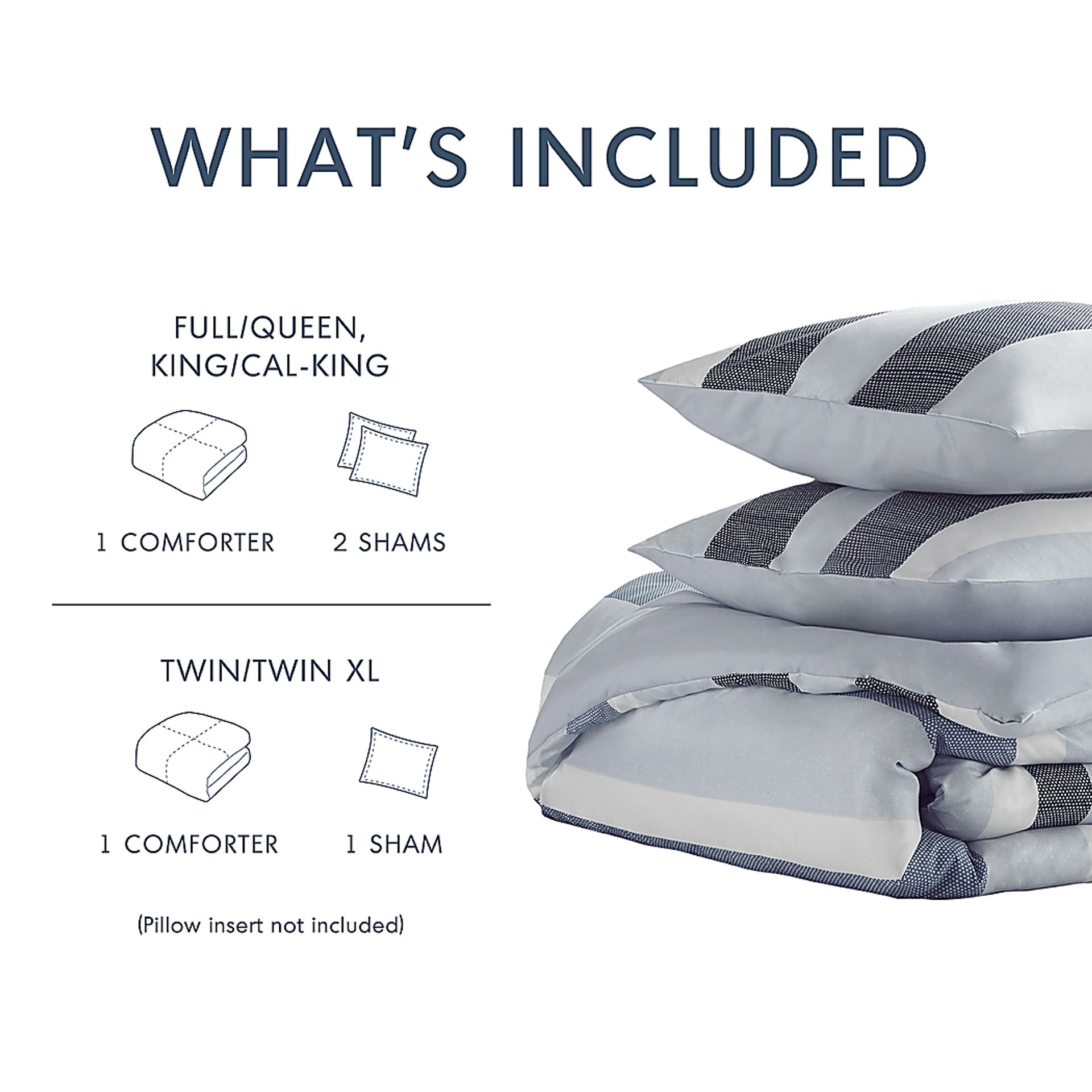 Connollya Blue Full/Queen 3 Pc Comforter Set - Image 13