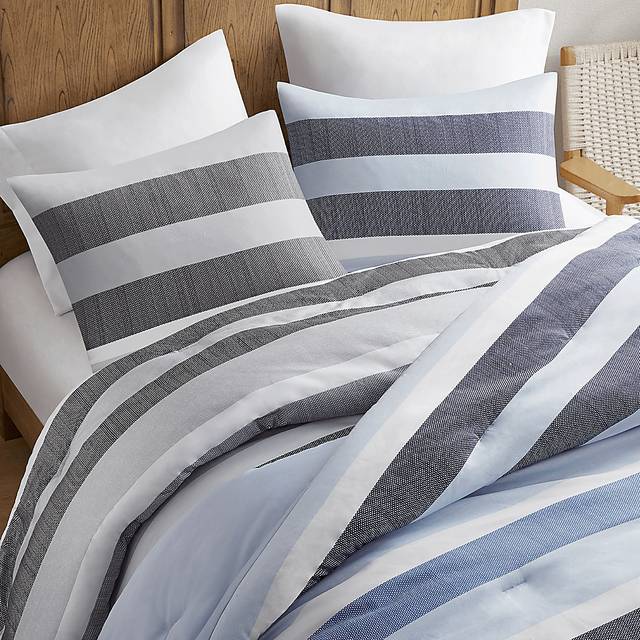 Connollya Blue Full/Queen 3 Pc Comforter Set - Thumbnail - Image 16