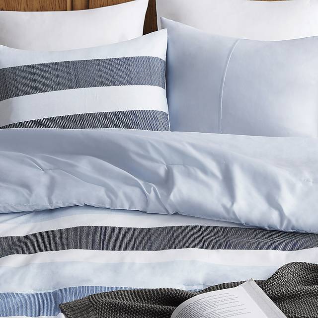Connollya Blue Full/Queen 3 Pc Comforter Set - Thumbnail - Image 17