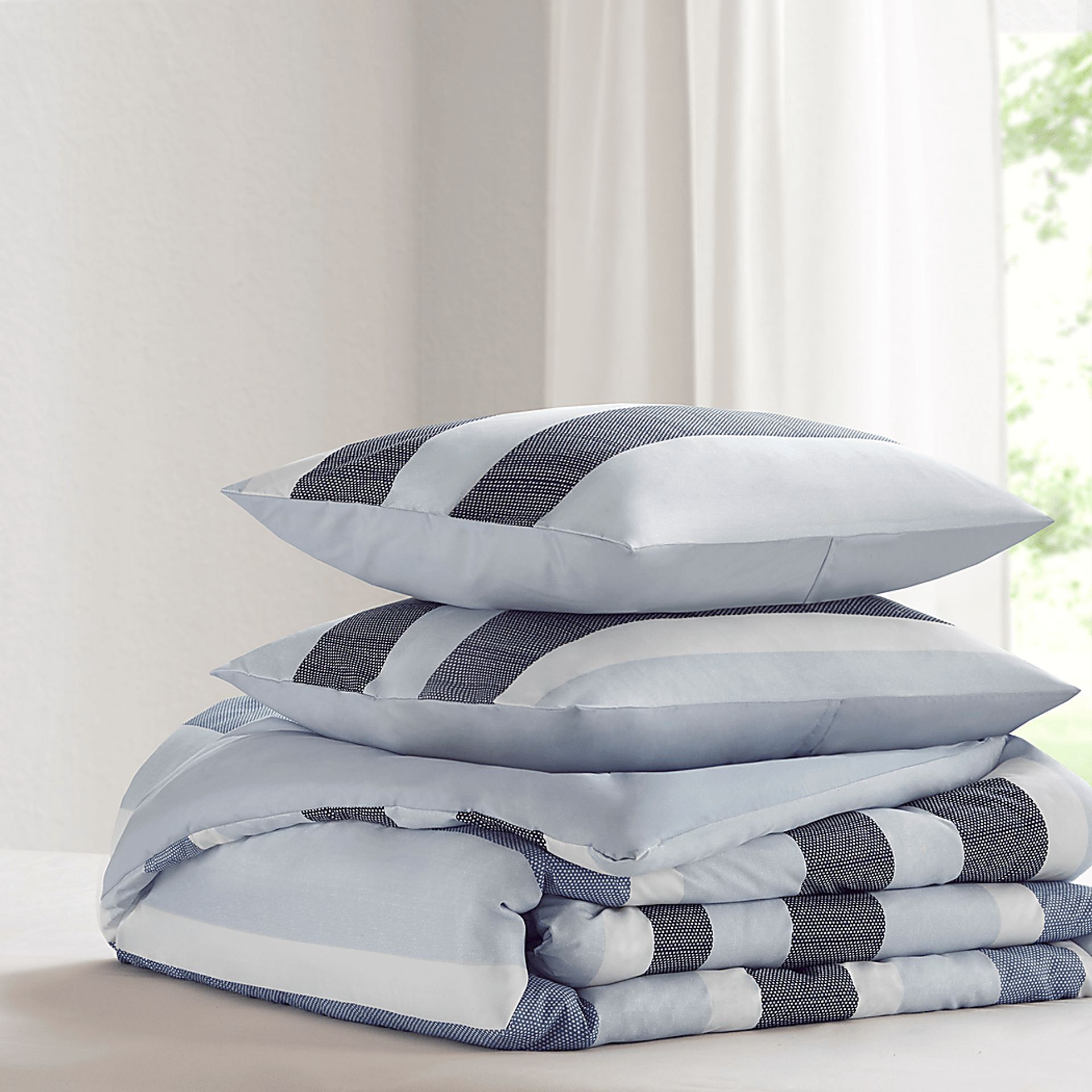 Connollya Blue Full/Queen 3 Pc Comforter Set - Image 18