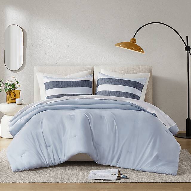 Connollya Blue Full/Queen 3 Pc Comforter Set - Thumbnail - Image 5