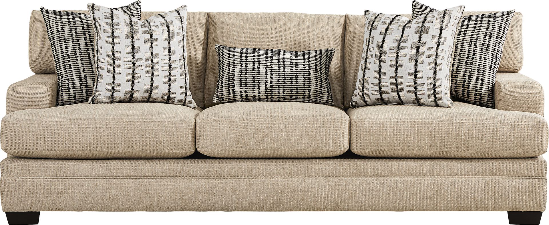 Conover Street Beige Gel Foam Sleeper Sofa - Image 1