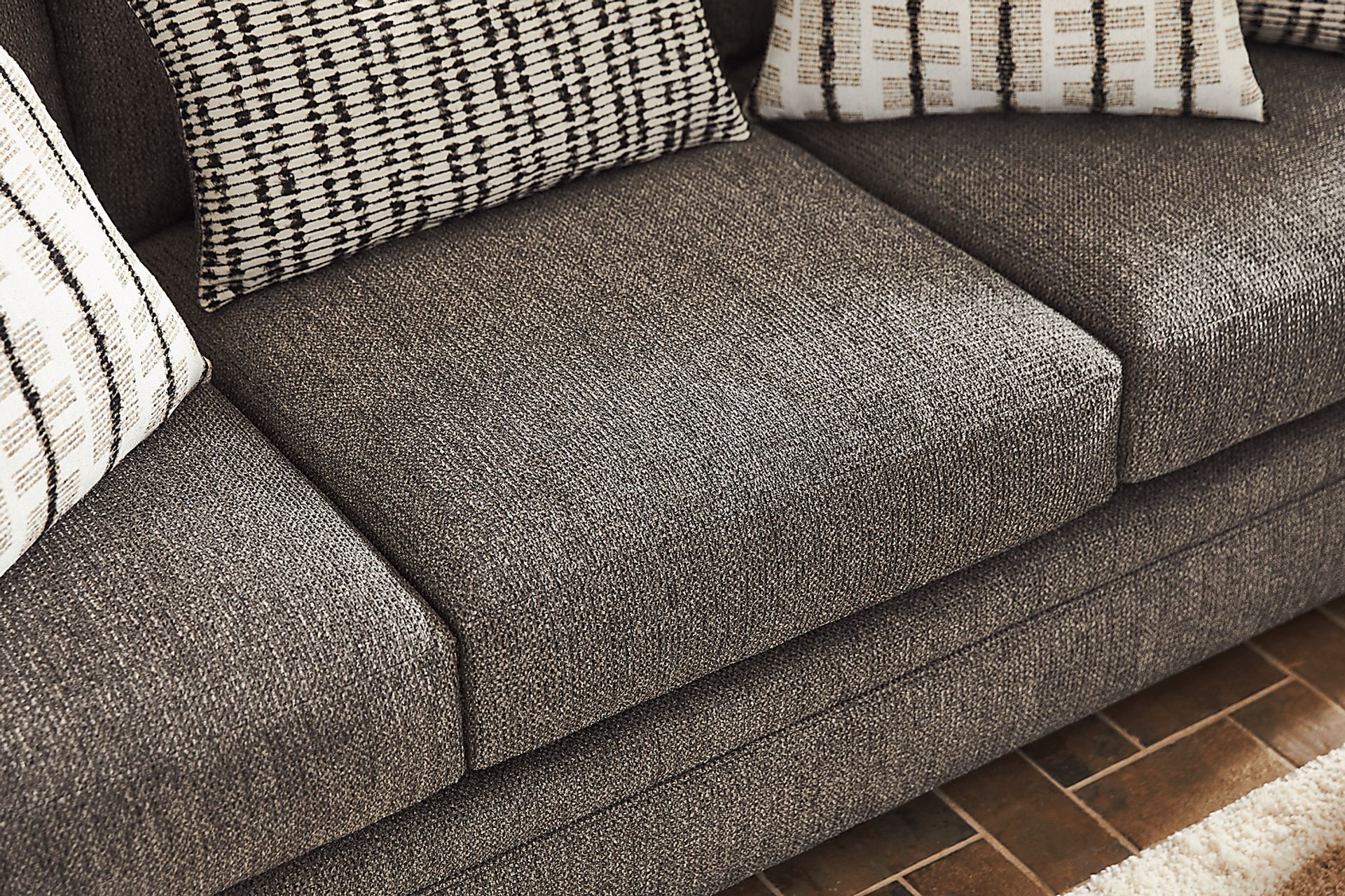 Conover Street Gray 7 Pc Living Room with Sleeper Sofa - Image 6