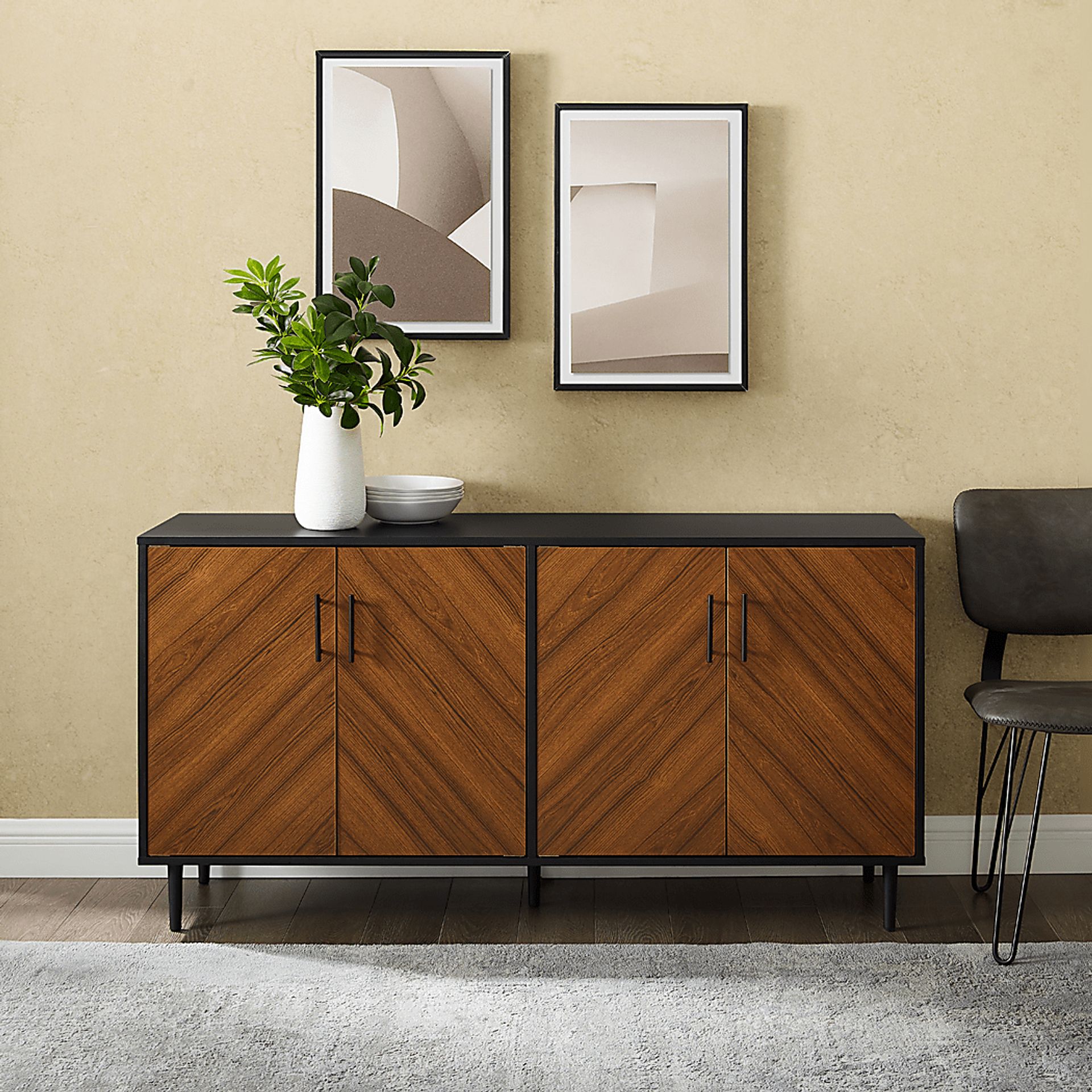 Consaul Black 58 in. Console - Image 4