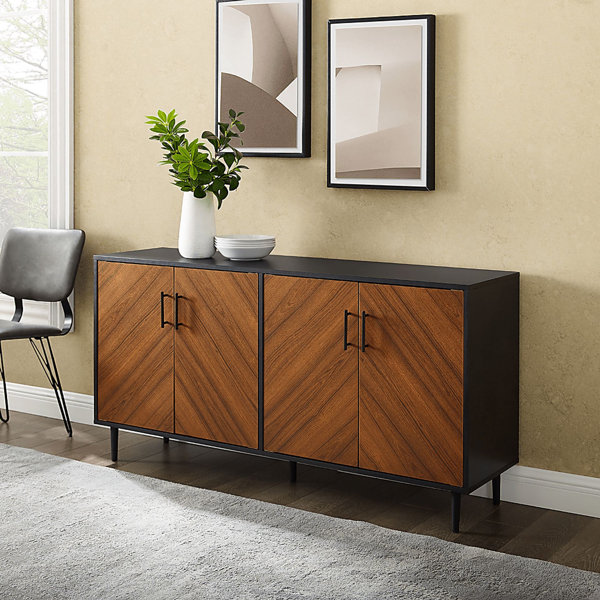 Consaul Black 58 in. Console - Image 5