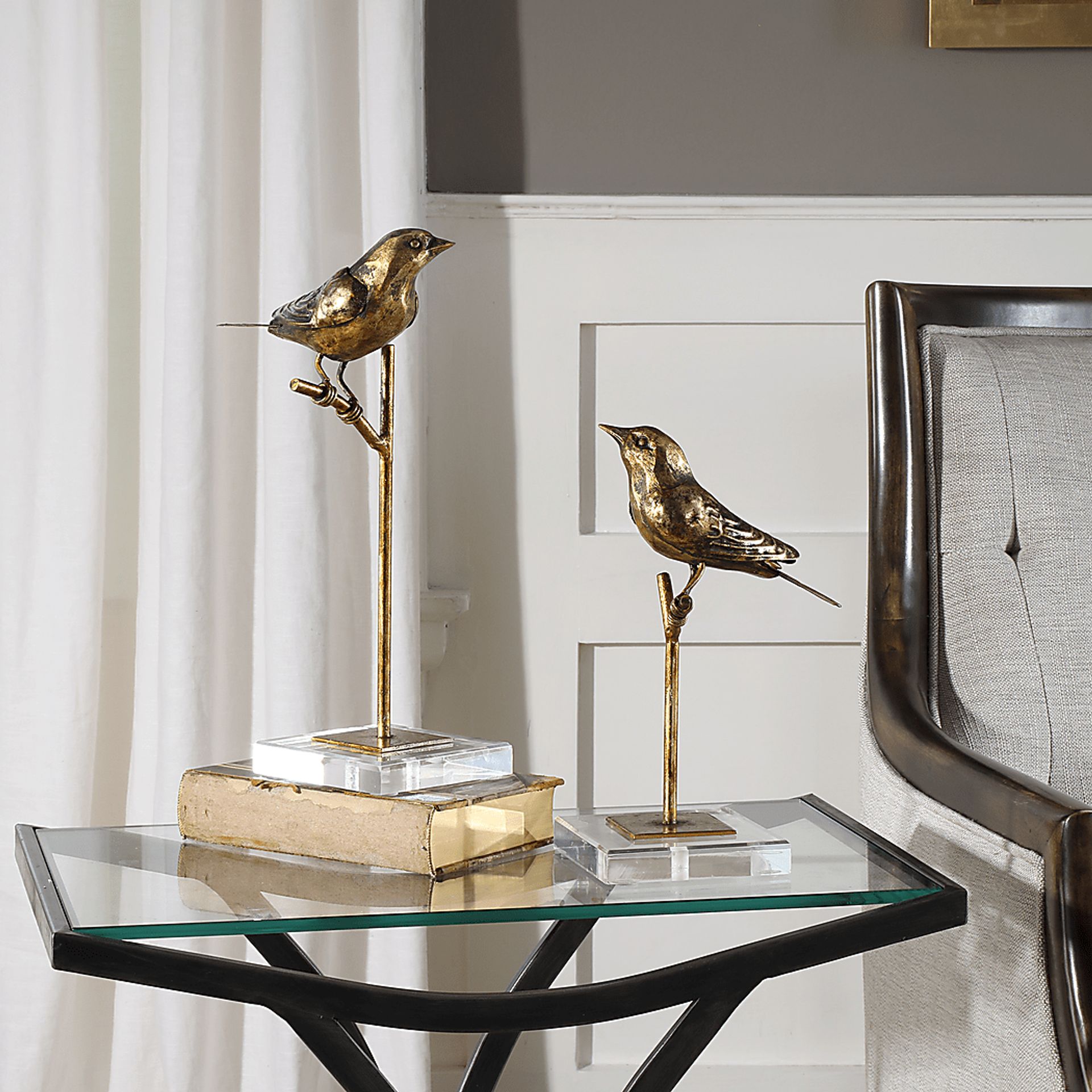 Consetta Gold Sculpture, Set of 2 - Image 4