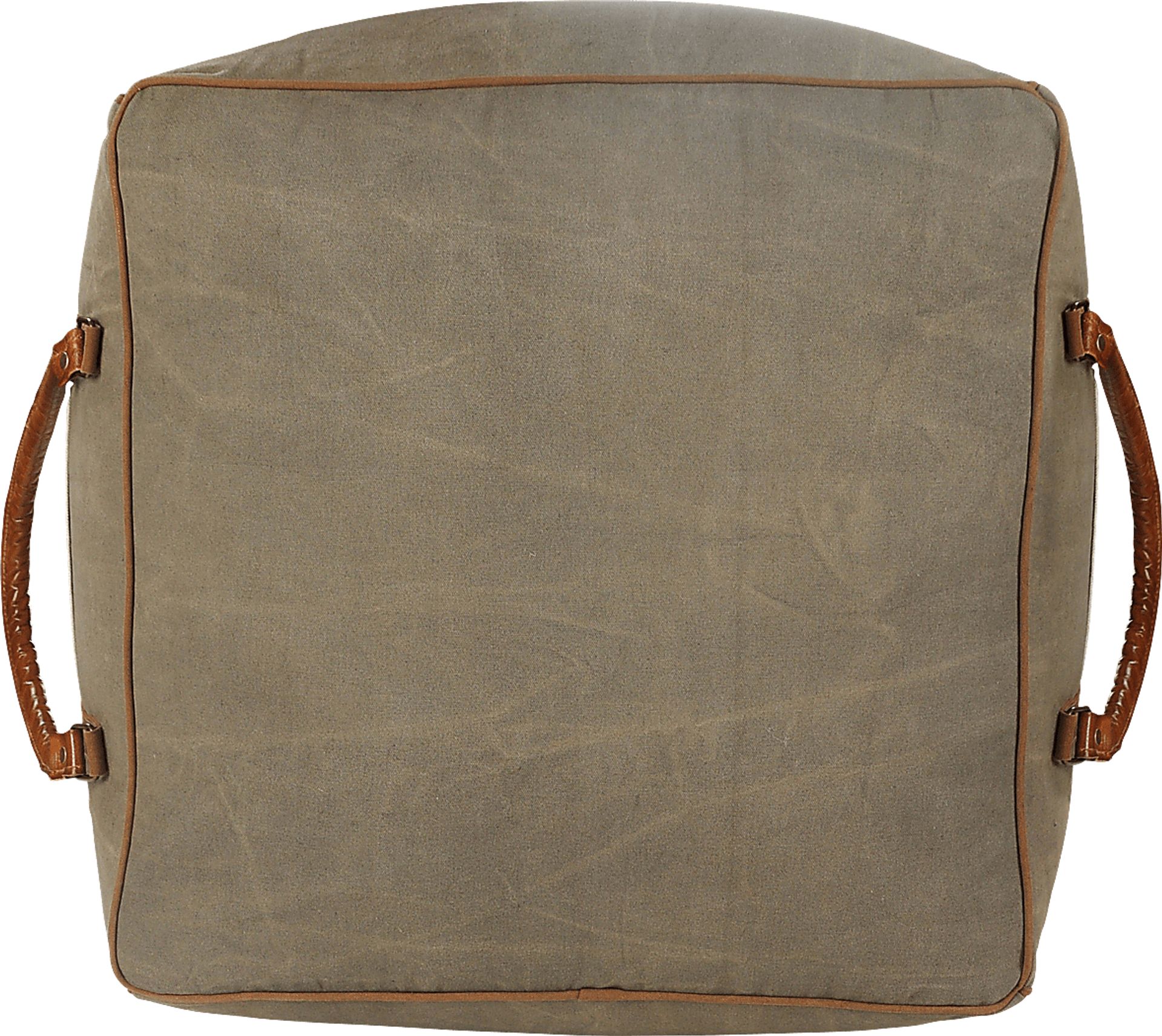 Constella Gray/Brown Pouf - Image 5