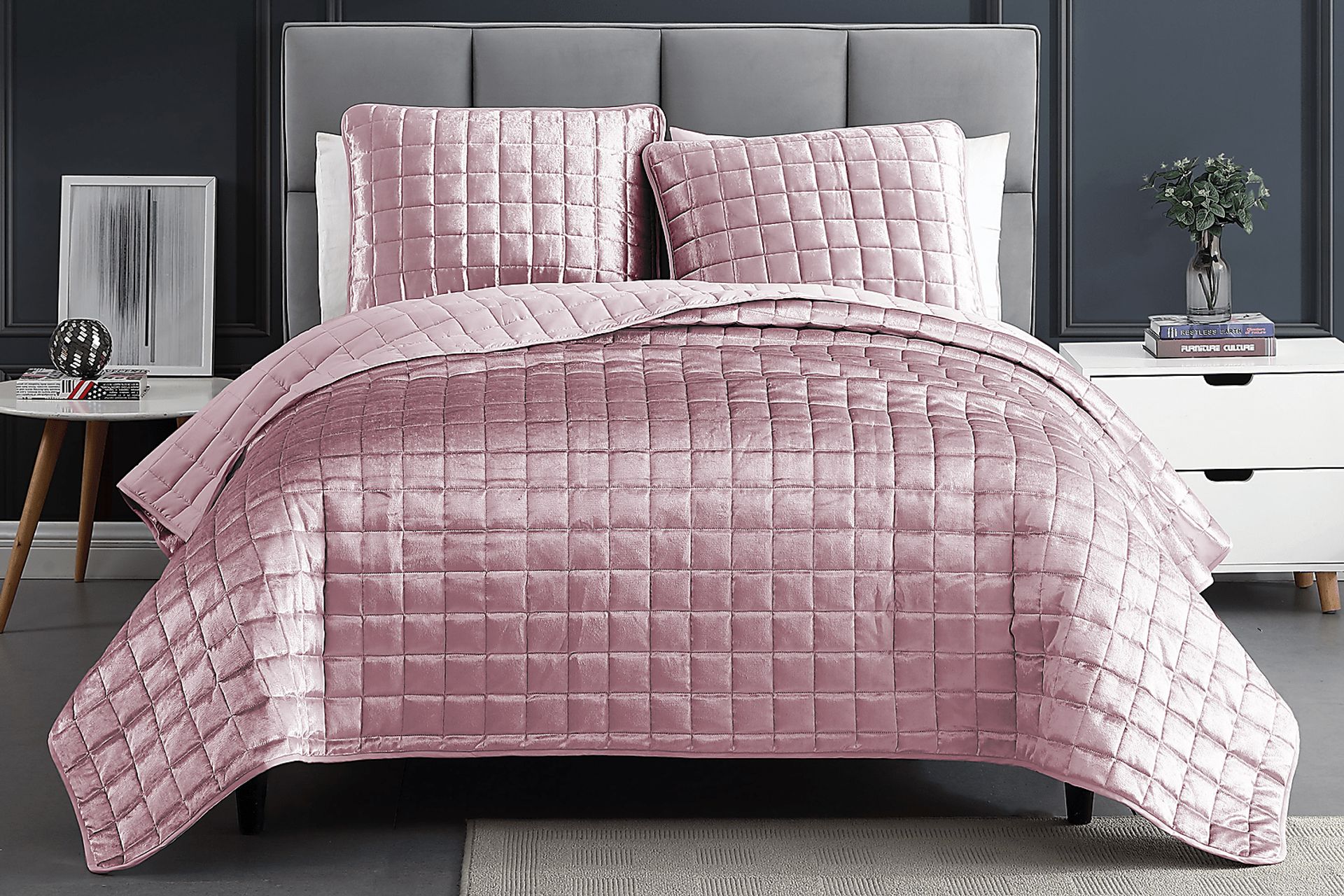 Constock Blush 3 Pc King Coverlet Set - Image 1