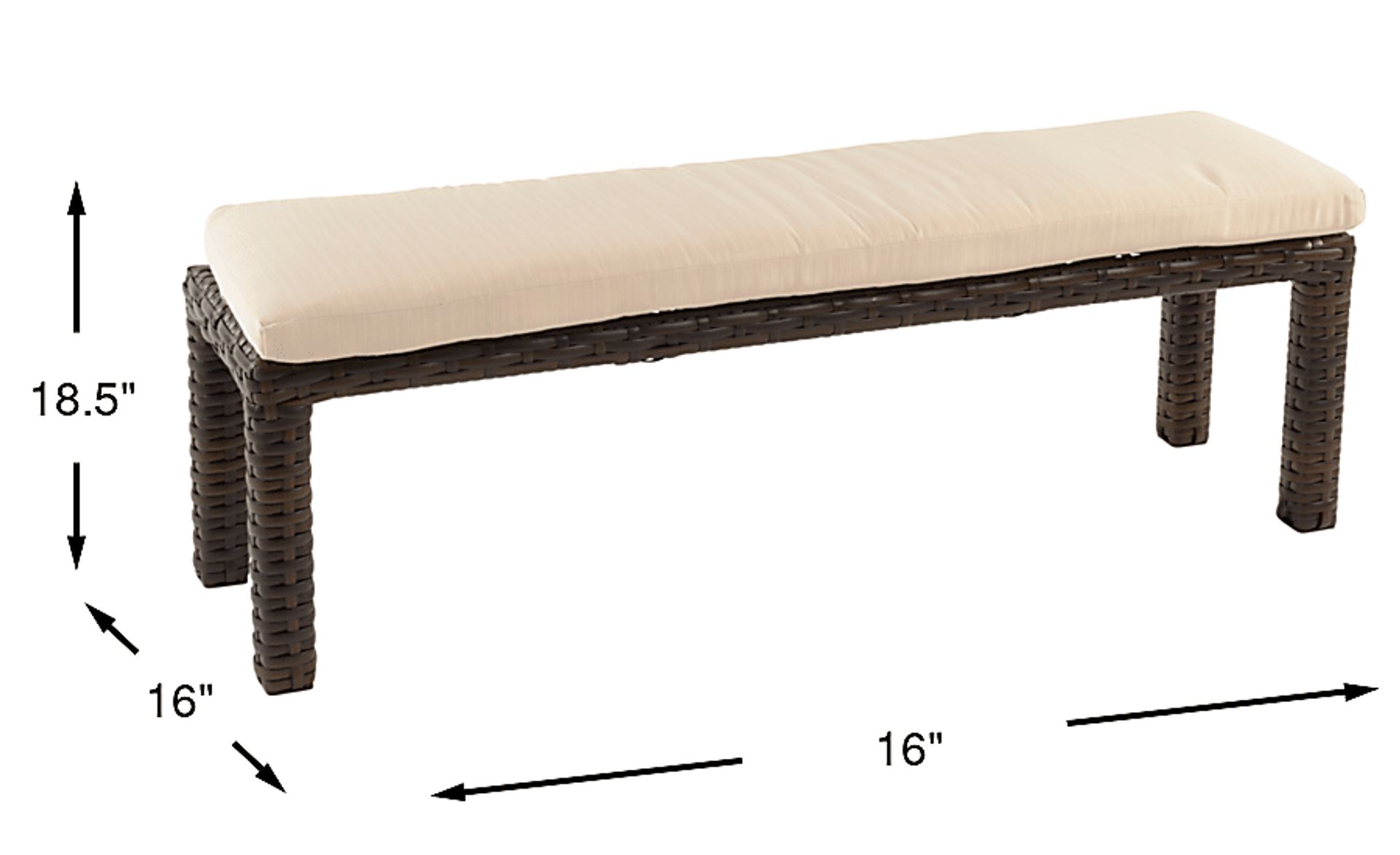 Dimension Image. Please refer to the Dimension Tab on this page for dimension details.