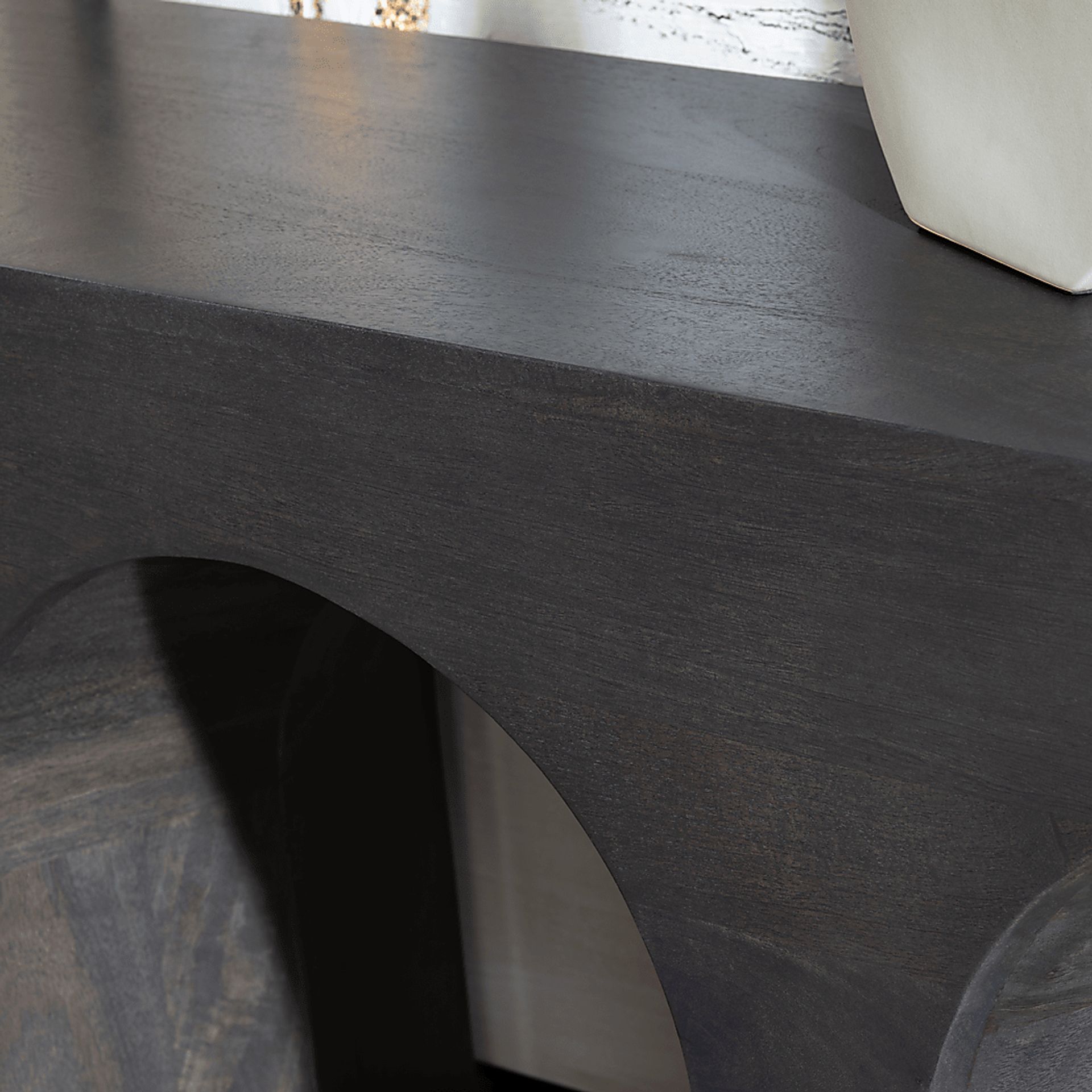 Contessa Court Dark Brown Sofa Table - Image 5