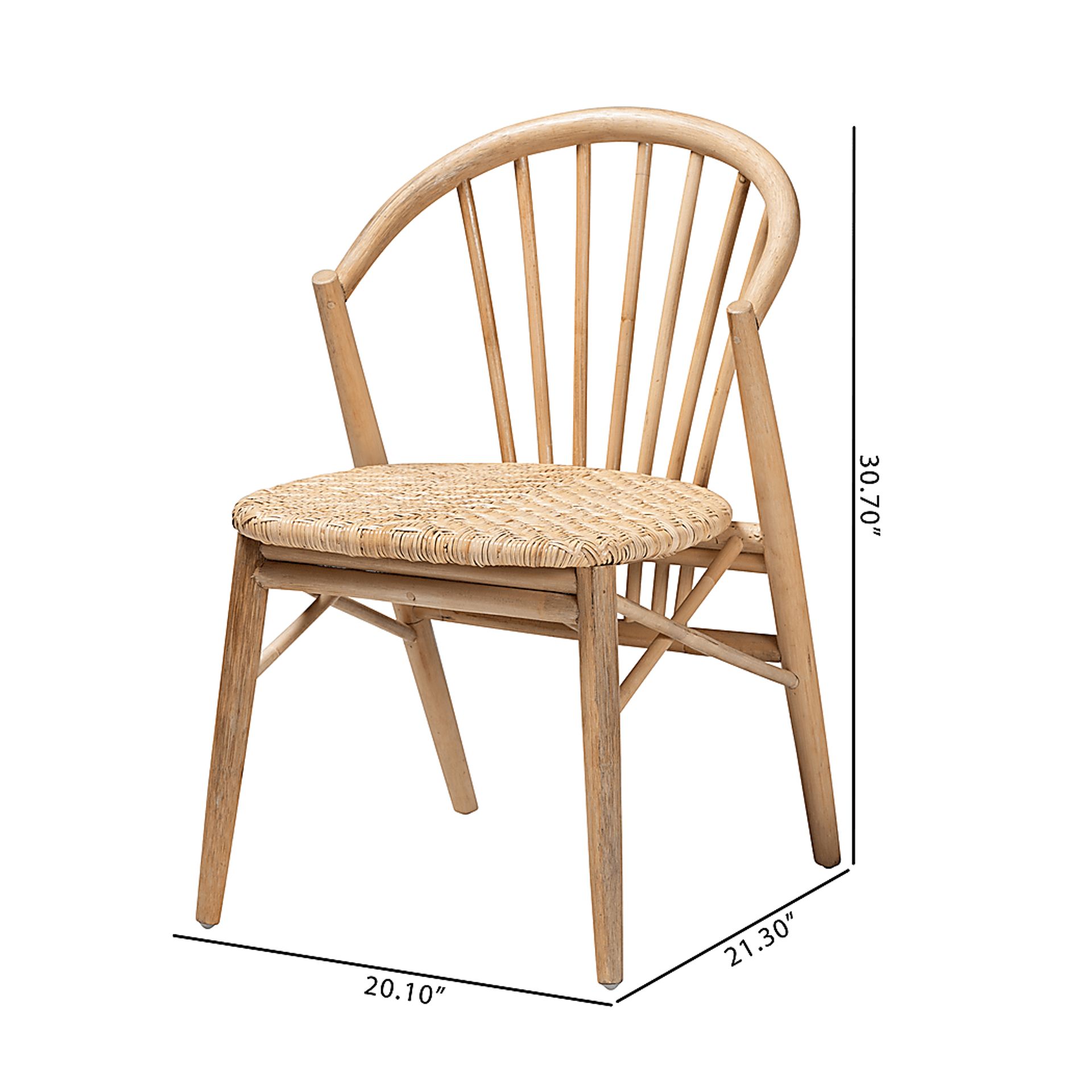 Convair Brown Arm Chair - Image 11