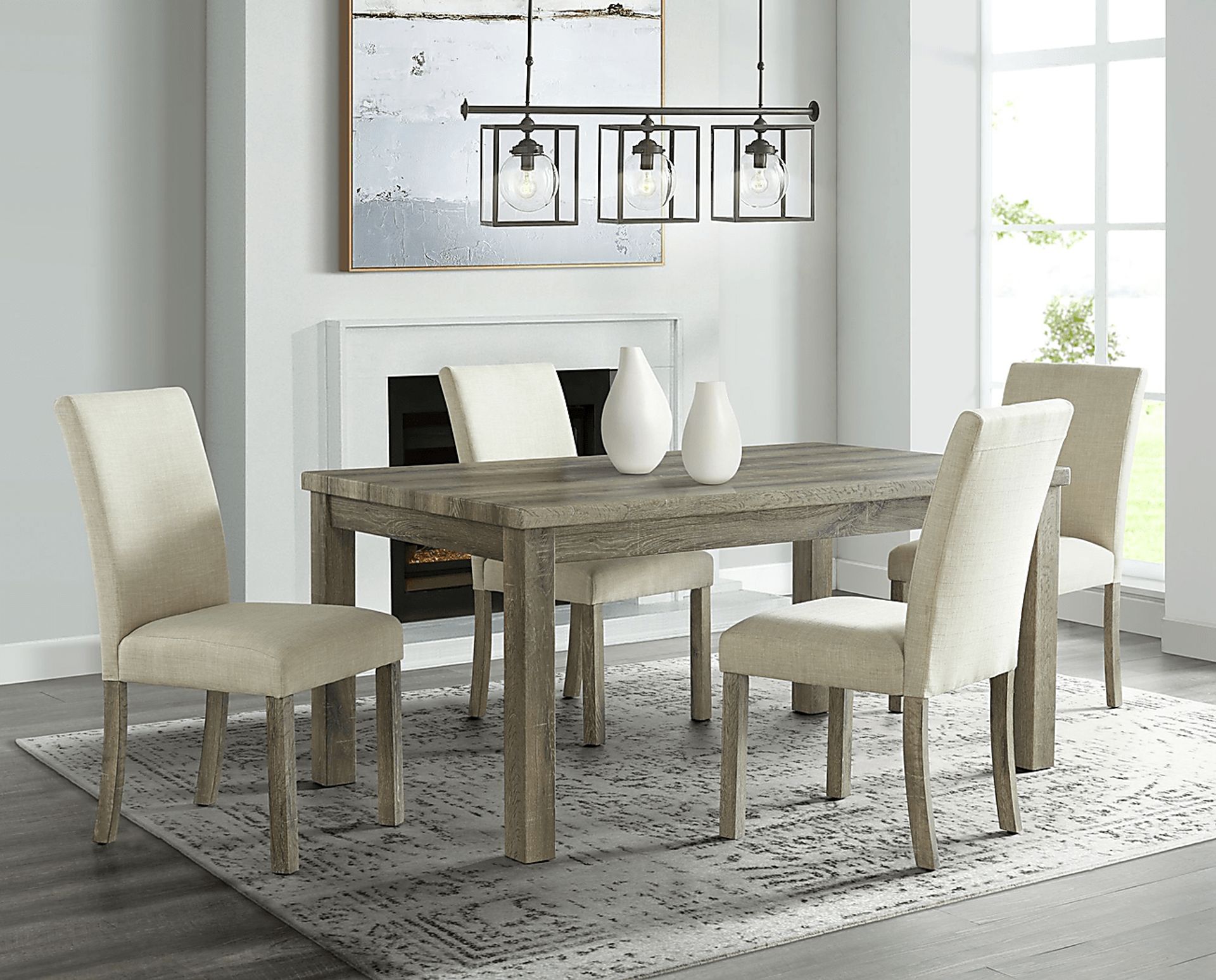 Convair Natural Side Chair Set - Image 2