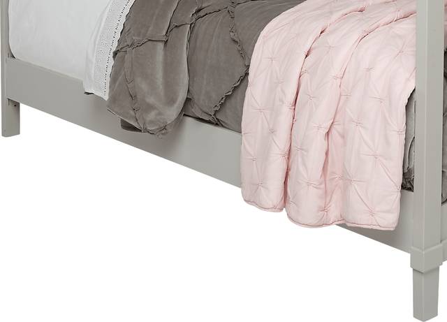 Jaclyn Place Gray 6 Pc Nursery with Toddler & Conversion Rails - Thumbnail - Image 6