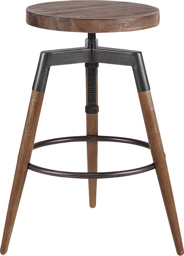 Cookcreek Brown Counter Height Stool - Thumbnail - Image 1