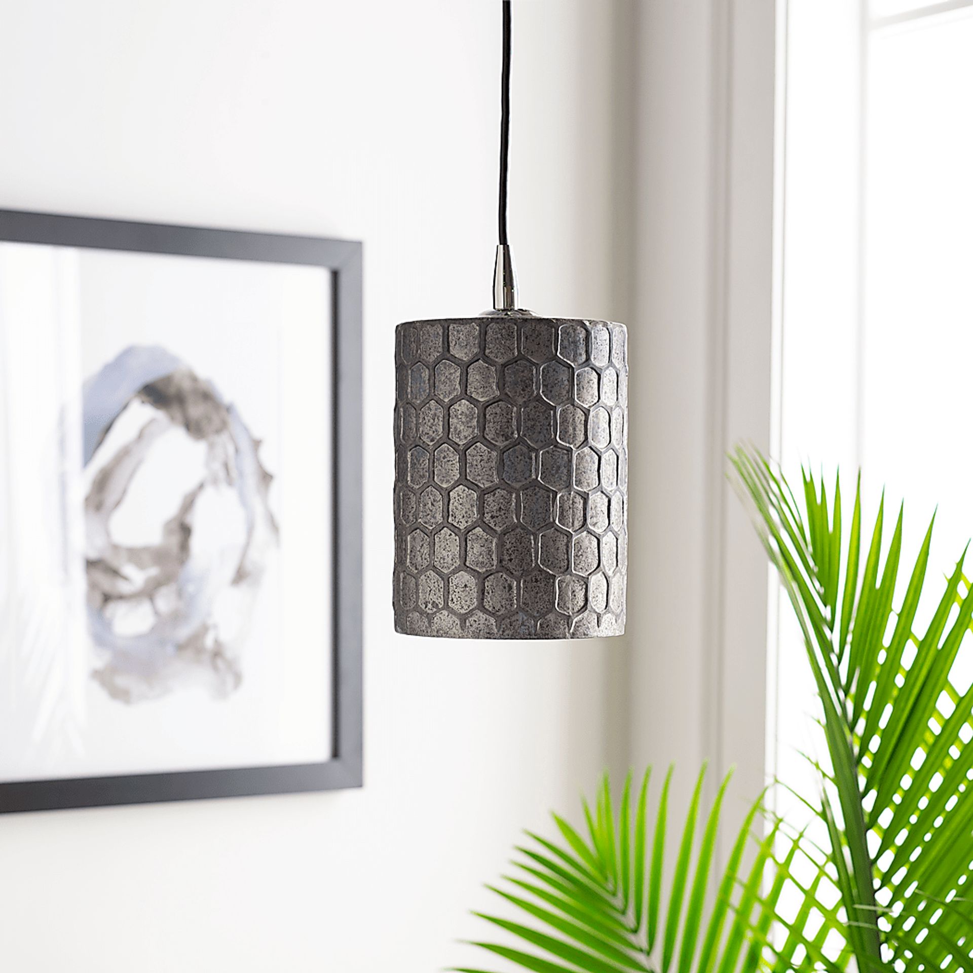 Cooks Point Lane Taupe Pendant - Image 4