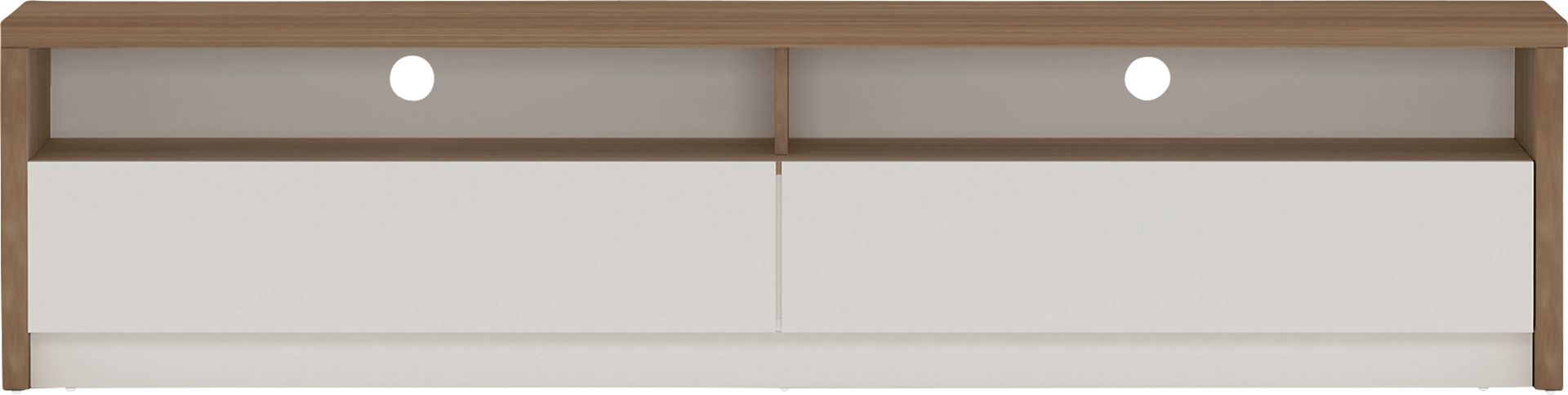 Coolcreek Brown and Off-White 70 in. Console - Image 3