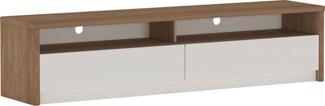 Coolcreek Brown and Off-White 70 in. Console - Thumbnail - Image 1