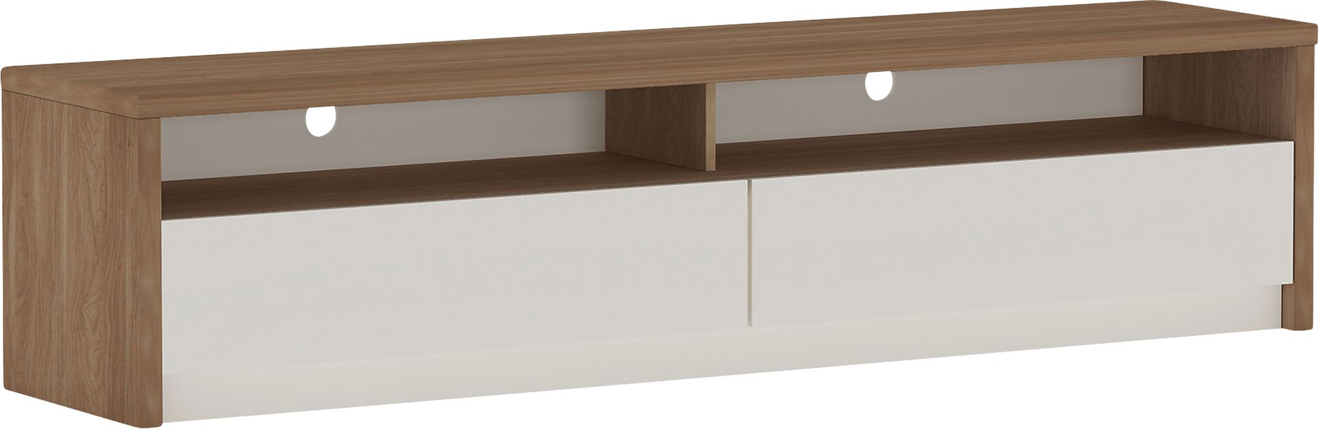 Coolcreek Brown and Off-White 70 in. Console - Image 1