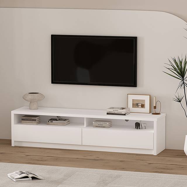 Coolcreek White 70 in. Console - Thumbnail - Image 2