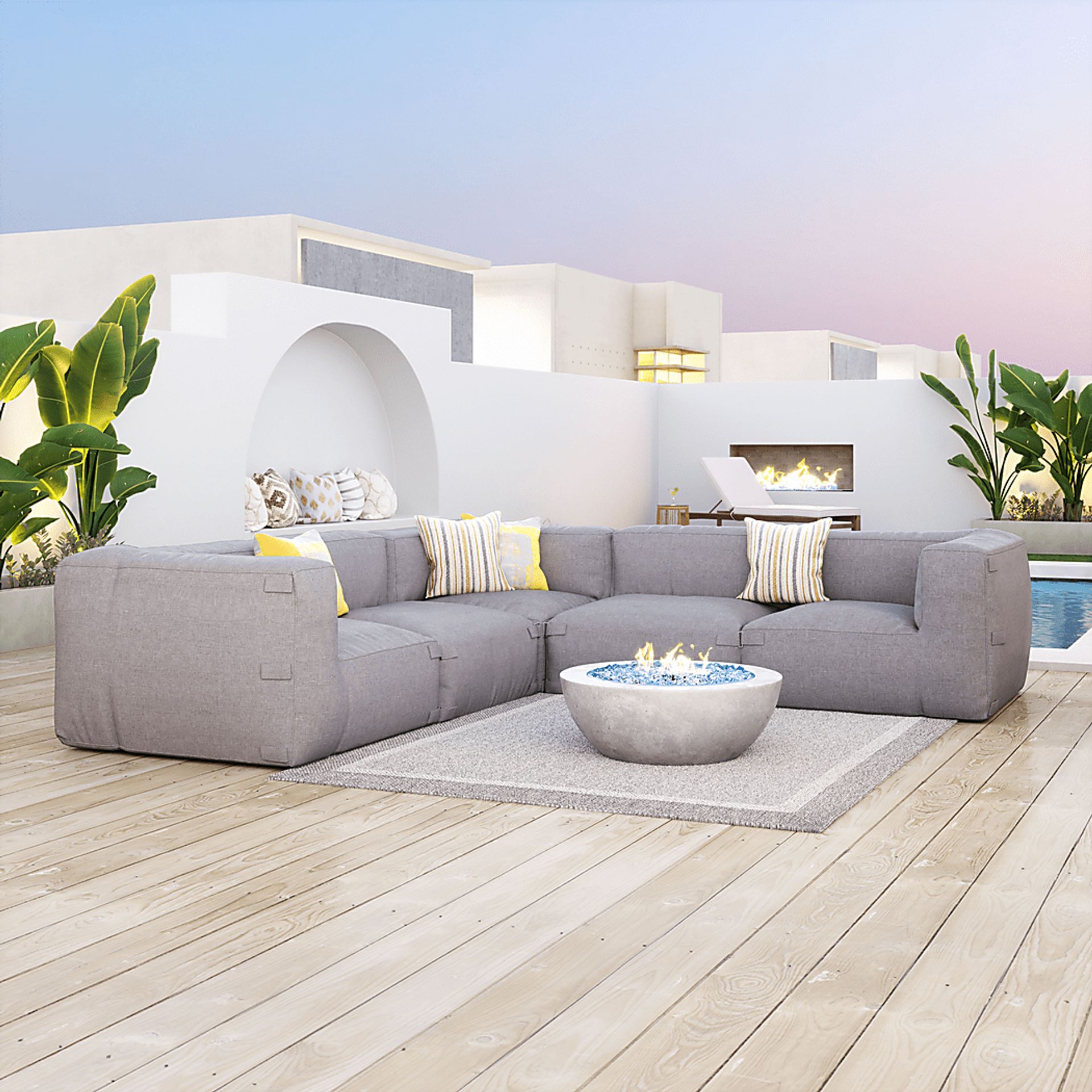 Coolibar Gray Settee - Image 11