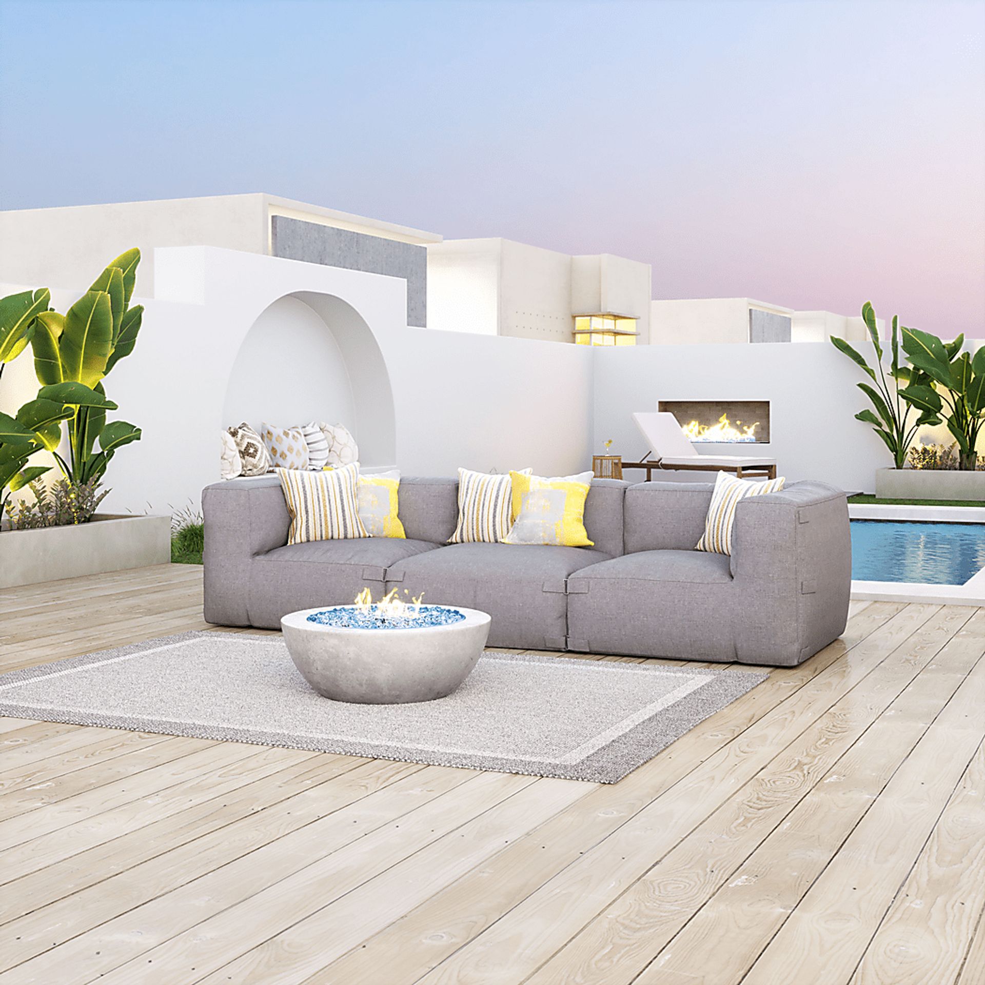 Coolibar Gray Settee - Image 2