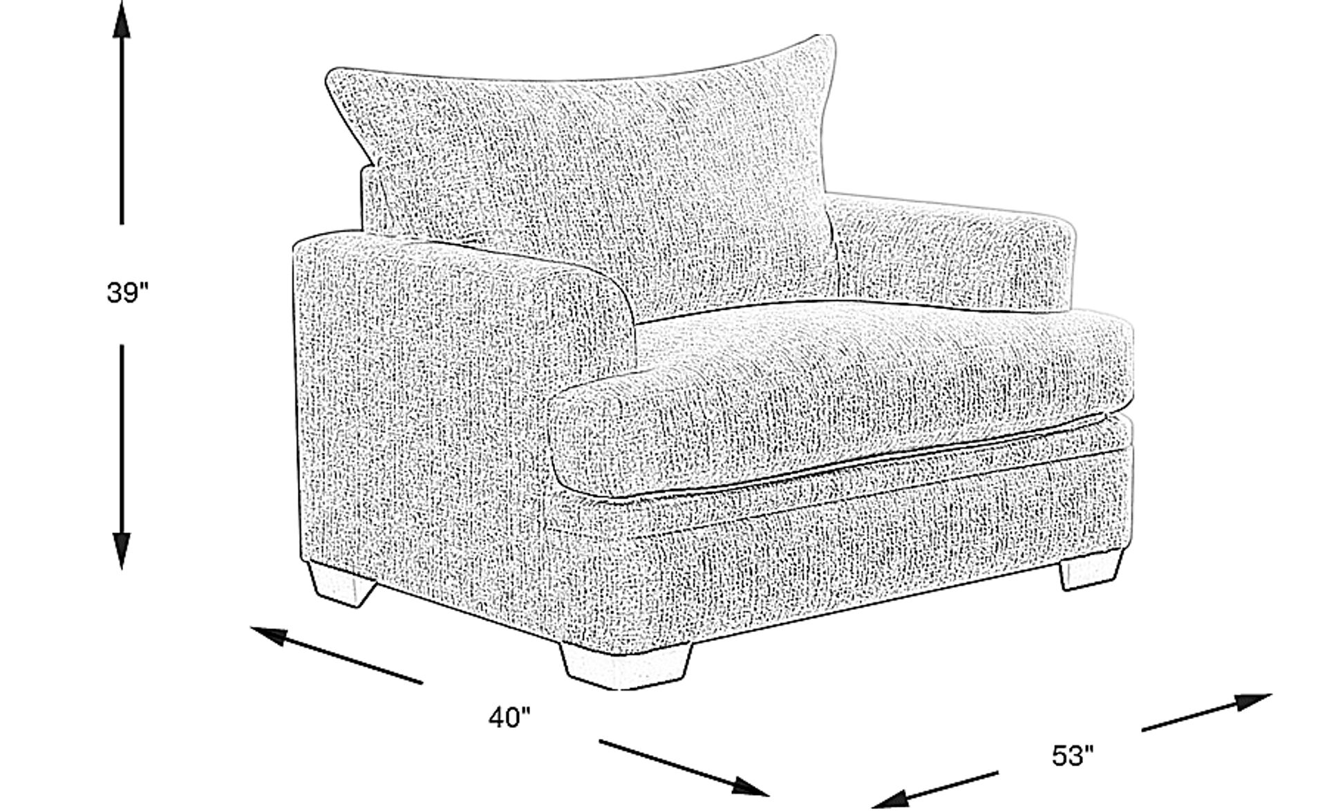 Dimension Image. Please refer to the Dimension Tab on this page for dimension details.