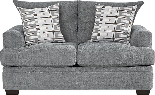 Cooper Blue Loveseat