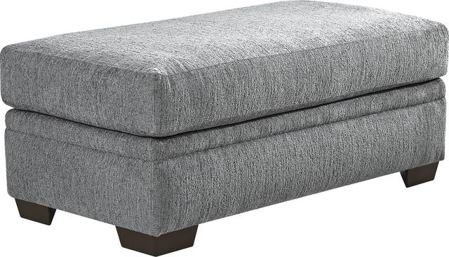 Cooper Blue Ottoman - Thumbnail - Image 1
