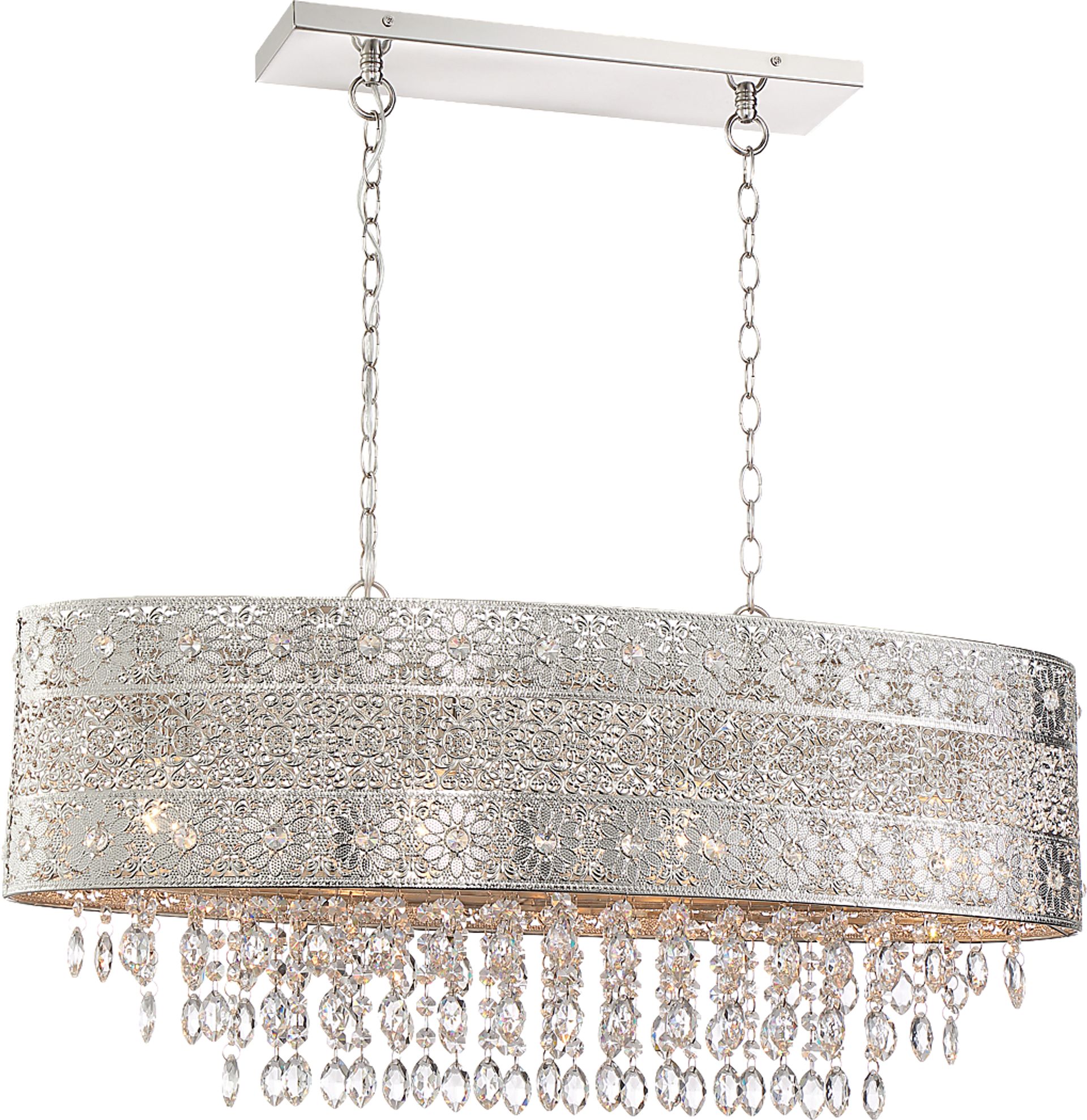 Cooper Lane Nickel Chandelier - Image 1