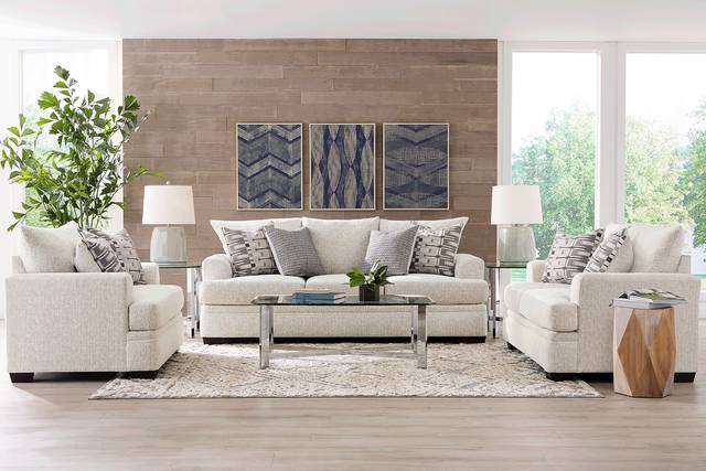 Cooper White 8 Pc Living Room - Thumbnail - Image 1