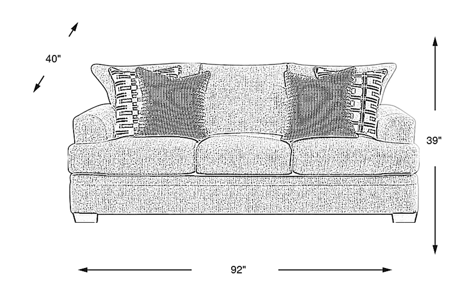 Dimension Image. Please refer to the Dimension Tab on this page for dimension details.