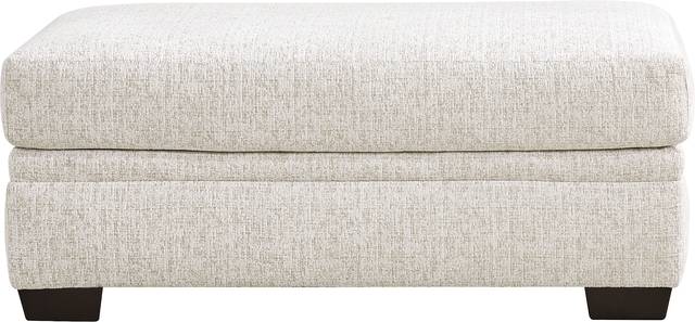 Cooper White Ottoman - Thumbnail - Image 2
