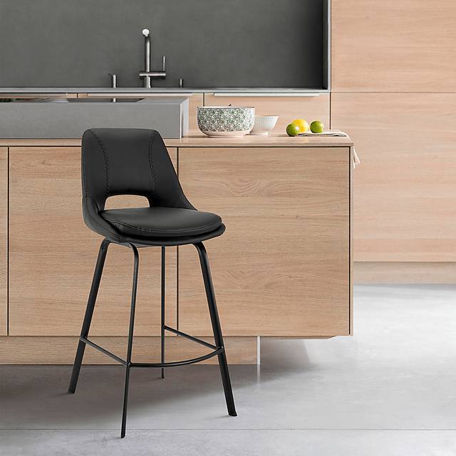 Cooperaine Black Counter Height Stool - Thumbnail - Image 8
