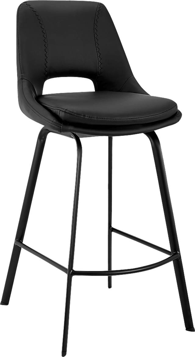 Cooperaine Black Counter Height Stool - Thumbnail - Image 1