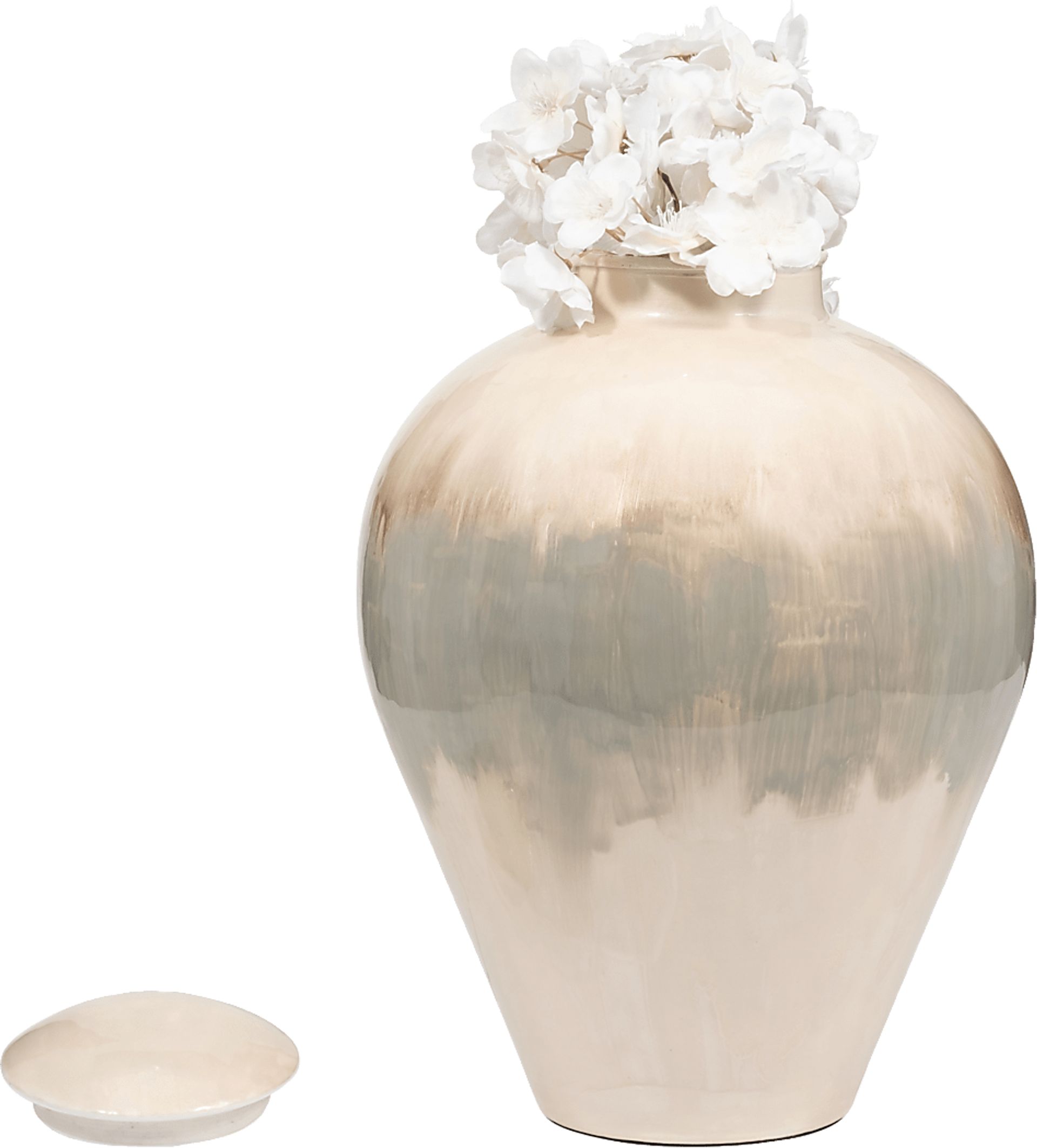 Coordova White 16 in. Vase - Image 2