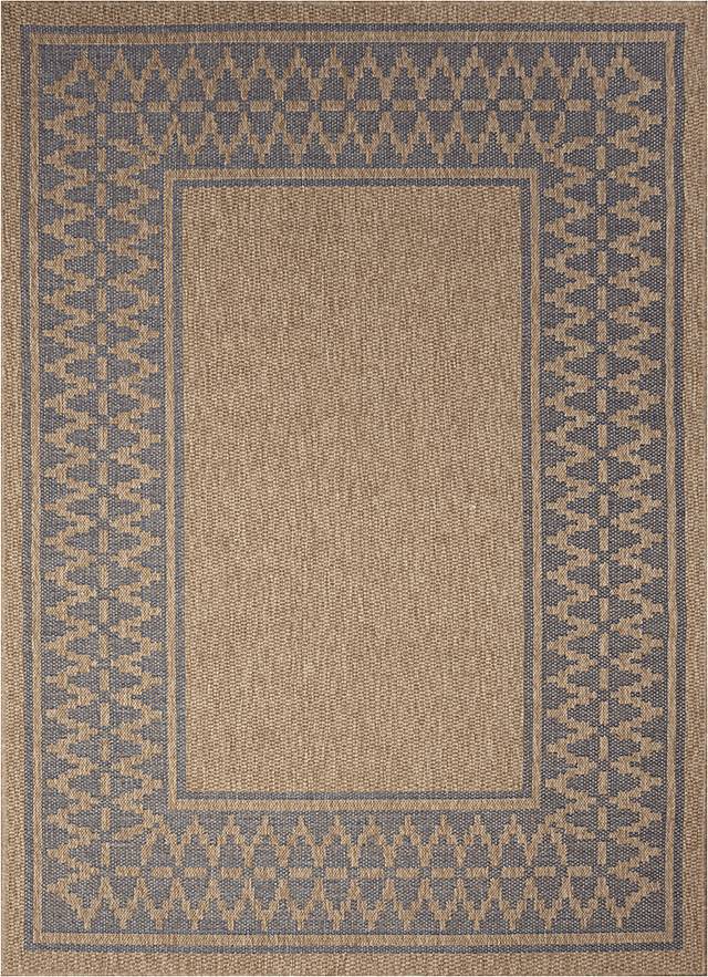 Coosaw Navy 6'6 x 9'4 Indoor/Outdoor Rug - Thumbnail - Image 1