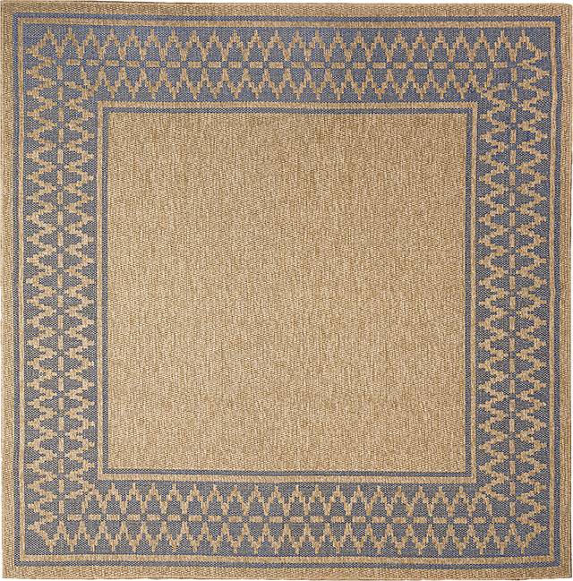 Coosaw Navy 7'10 Square Indoor/Outdoor Rug - Thumbnail - Image 1
