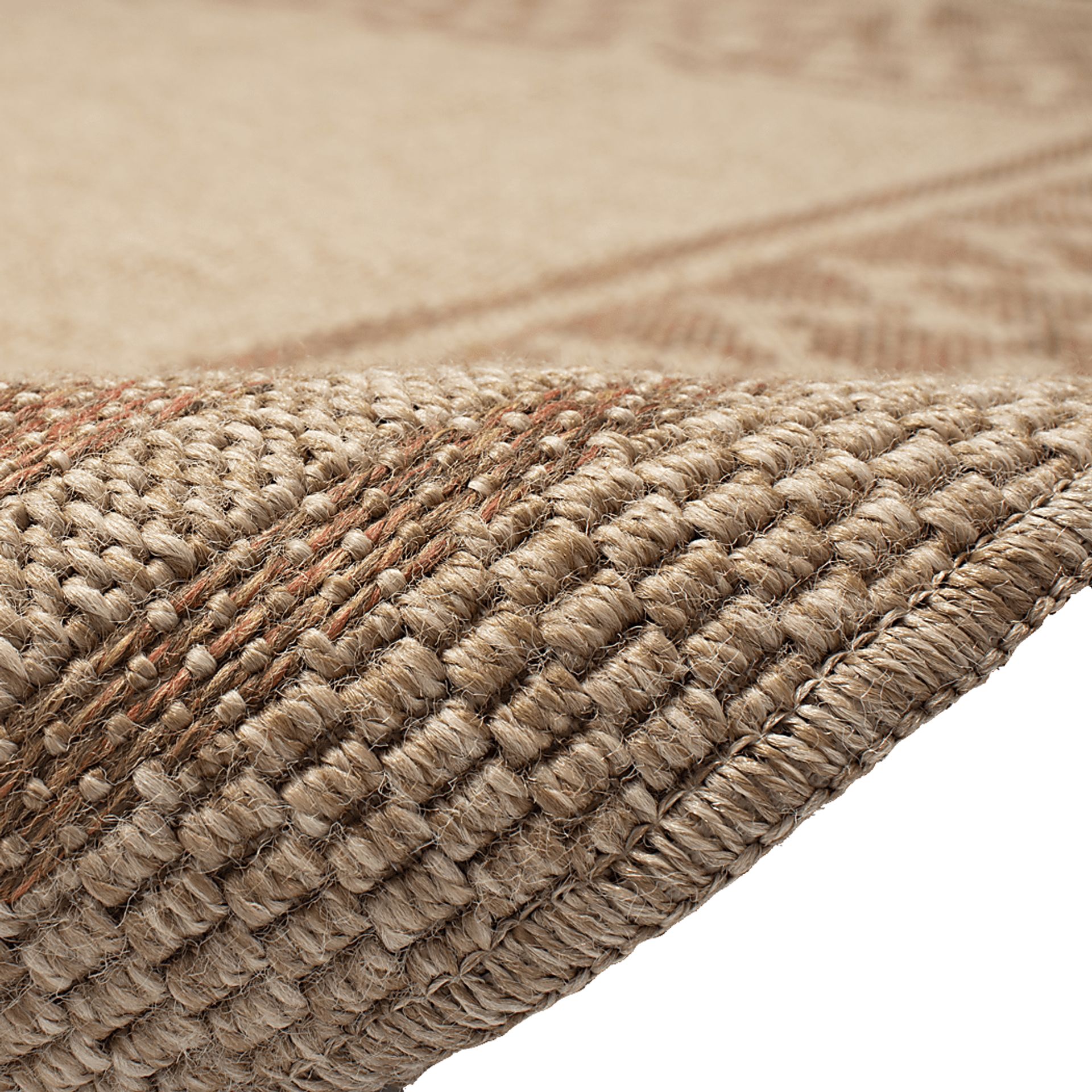 Coosaw Terracotta 7'10 Square Indoor/Outdoor Rug - Image 5
