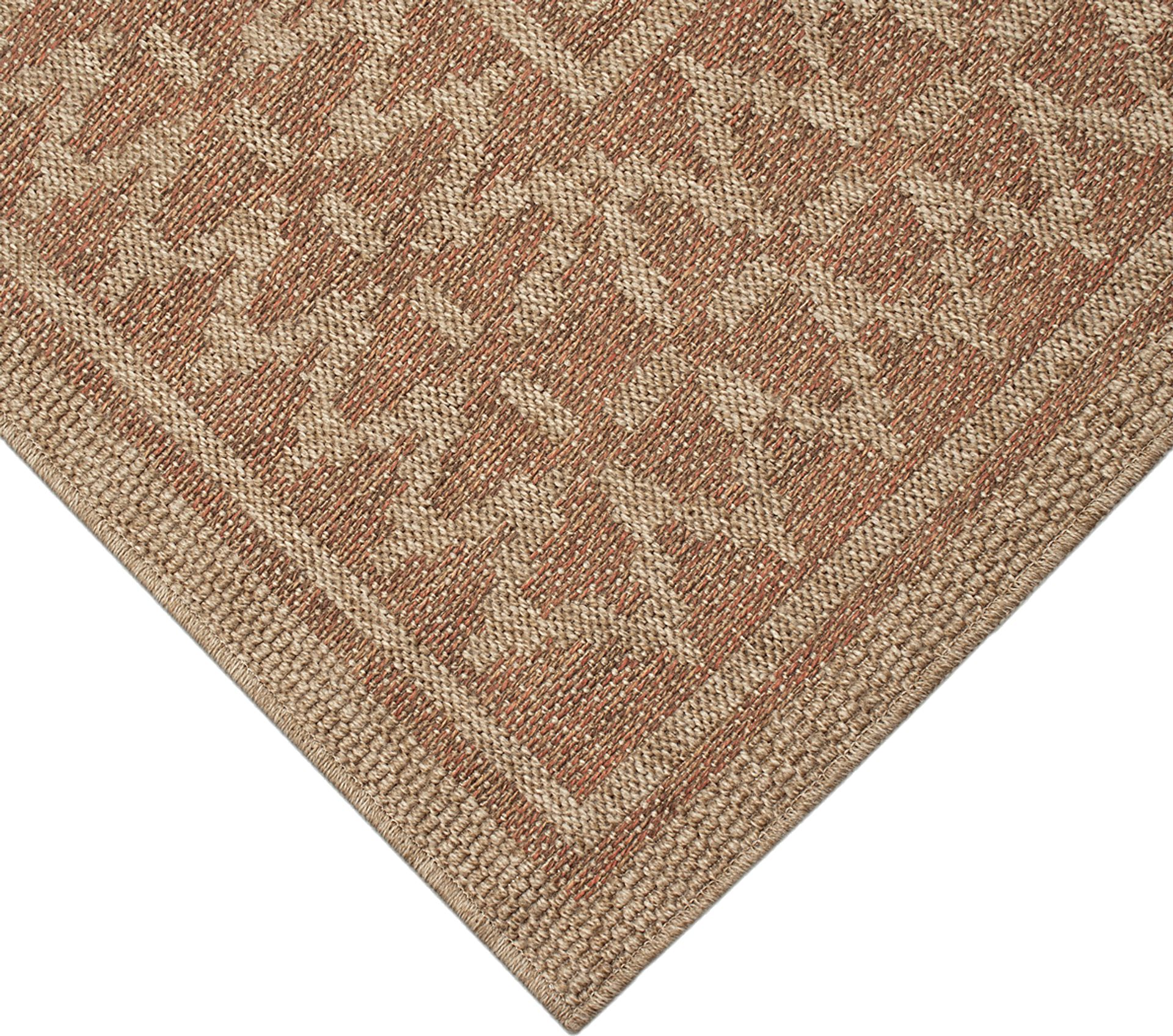 Coosaw Terracotta 7'10 Square Indoor/Outdoor Rug - Image 6